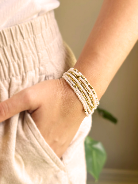 Walk By Faith Elastic Bracelet