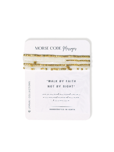 Walk By Faith Elastic Bracelet