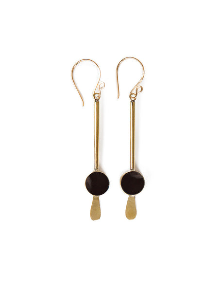 Nysa Earrings Black